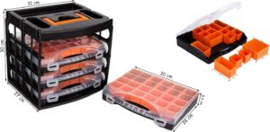 Sorteerkast met 4 kofferlades