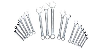 Ring-steeksleutelset 17dlg 8-32mm