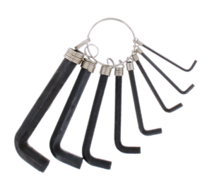 Inbussleutelset 8dlg 2-10mm