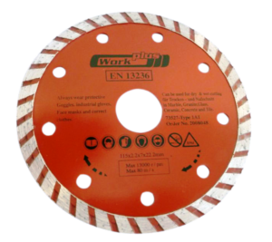 Diamantschijf 115mm turbo